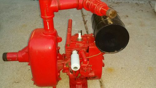 1950s 2&#034; Trash pump with 2HP  BRIGGS &amp;STRATTON NEEDS WORK