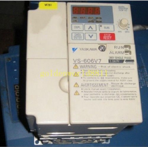 YASKAWA VS-606V7 inverter CIMR-V7ATB1P5 220V 1.5KW for industry use