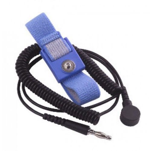 Transforming Technologies Wrist Strap Set Adjustable 4mm Blue Fabric