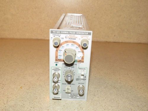 TEKTRONIX PG 502 250MHz PULSE GENERATOR S/N B045821