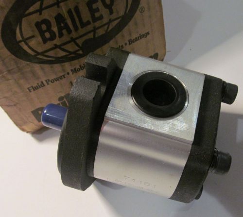 NEW BAILEY GP HYDRAULIC GEAR PUMP/MOTOR GP-F20-08-S9-C 3600 RPM 7.48 GPM 71151