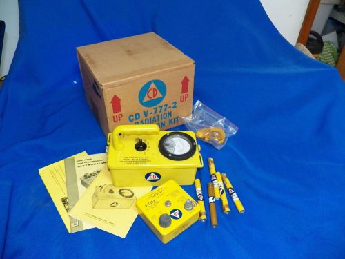 Civil Defense Geiger Counter Radiation Kit &amp; Orig. Box