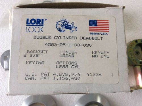 10pcs lori locks double cylinder deadbolt.... for sale