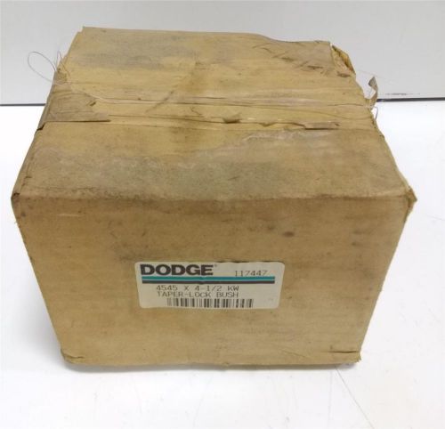 DODGE 4545 X 4 1/2 KW TAPER LOCK BUSH 117447 NIB