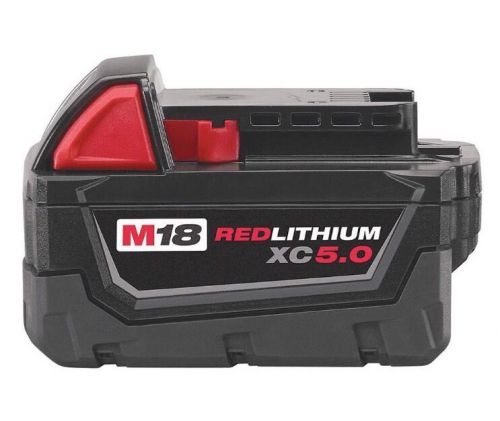 Milwaukee genuine 48-11-1850,m18 lithium-ion batt-5.0 extended cap, f/ship nisrp for sale