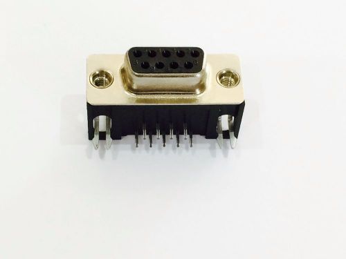 10pcs Lot- 1734348-1,Connector D-Sub, 9 POS, Recptacle, R/A, RoHS, 2.77mm,