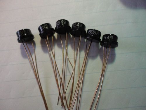 6PCS 2N549 SILION NPN LOW POWER TRANSISTOR