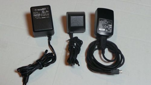 Lot 3 p/supply Motorola PSM4509A 5.9V PSM05R-050Q 5V USB Nokia ACP-7U 3,7V WORKS