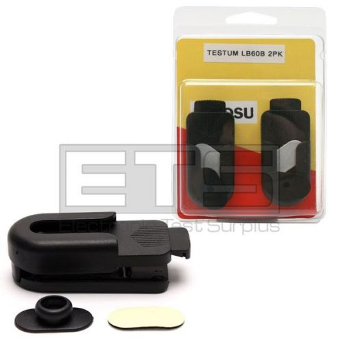 Lot of 2 test-um jdsu lb60b lil buttie butt sets lb100 lb200 universal belt clip for sale