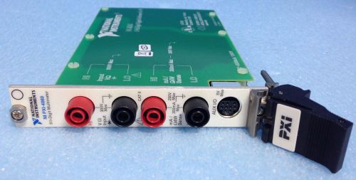 NI National Instruments; 5 1/2 Digit Digital Multimeter for PXI; Model: PXI-4060