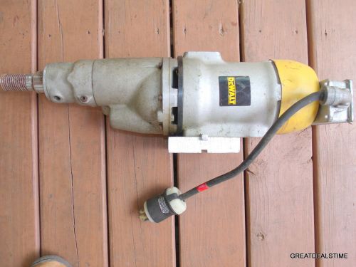 Dewalt dw194 2-speed core drill, concrete coring boring cutting machine tool job for sale