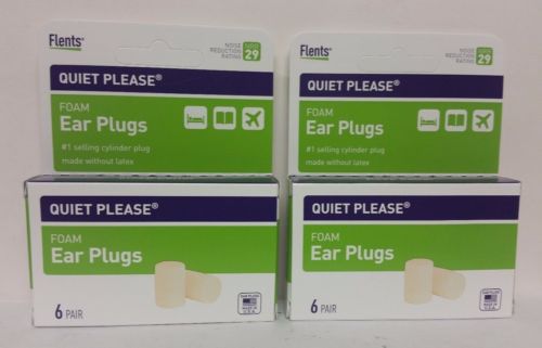 ( LOT OF 2 ) Flents Quiet Please Foam Ear Plugs  6 Pair Each