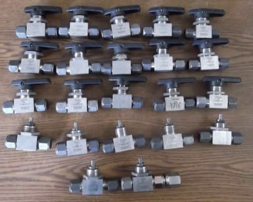 22 Parker Miniature Ball Valves 6Z(A)-MB6LPFA-SSP