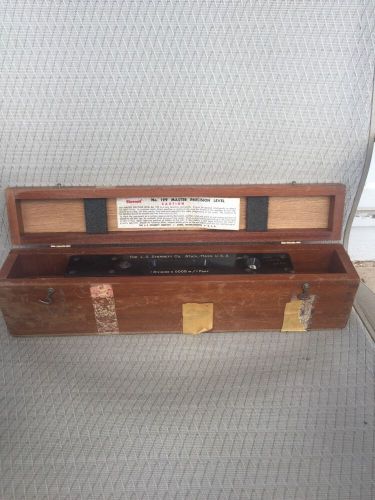 Starrett Model 199 Master Machinists Level