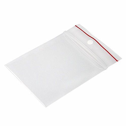 Minigrip Red Line MGRL4PH02503 Polyethylene (LDPE/LLDPE Blend) Clear Reclosable