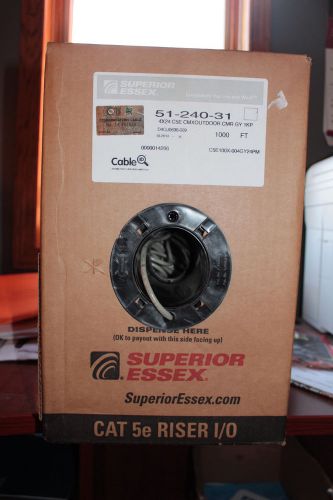 Superior Essex Cat5 indoor/ outdoor cable grey 51-240-31