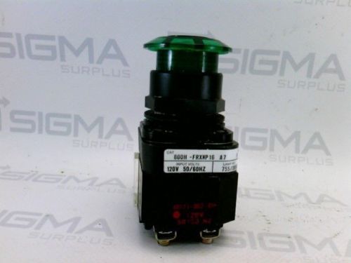 Allen-Bradley 800H-FRXMP16 A7 Ser F 120V Green Pushbutton