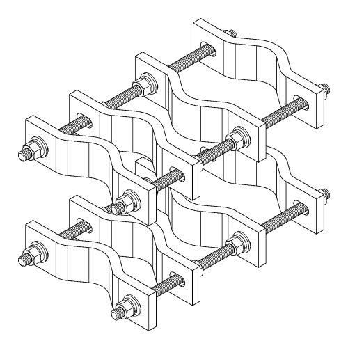 Commscope - pipe to pipe clamp, heavy duty for sale