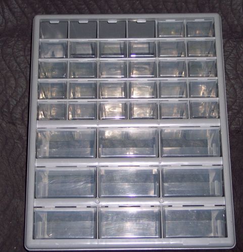 Stack on storage drawer plastic cabinet 39 drawers for sale