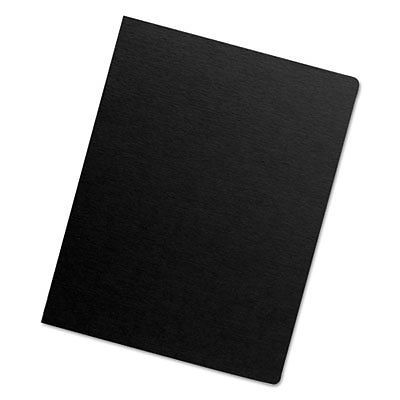 Futura Binding System Covers, Round Corners, 11 1/4 x 8 3/4, Black, 25/Pack