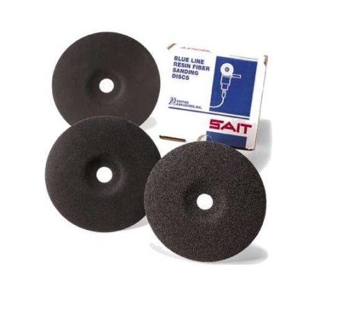 SAIT 59560 Z 5 x 7/8-Inch 60 Grit Zirconium Fiber Disc, 25-Pack