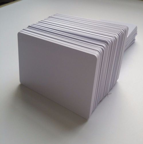 White matte inkjet pvc id card - epson canon - double sided printing - 200pcs for sale