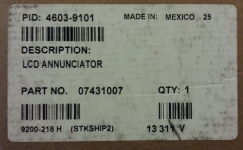 Simplex LCD announciator 9603-9101