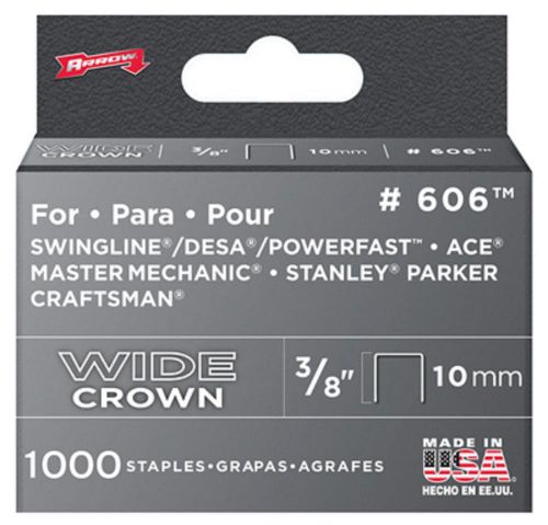 Arrow 1000pk 3/8&#034; heavy duty staple 606 for sale