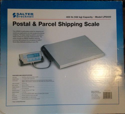 $299 professional brecknell-salter lps400 commercial scale 400 lbs capacity $129 for sale