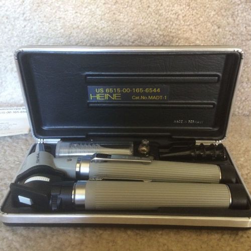 Heine-Mini Otoscope &amp; Ophthalmoscope Set with Hard Case