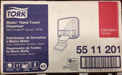 Tork touchless paper towel dispenser 5511201 white nib for sale