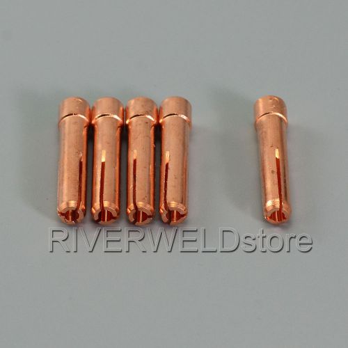 10N24S Stubby Collet 3/32&#034; 2.4mm Fit TIG Welding Torch WP PTA DB SR 17 18 26 5PK