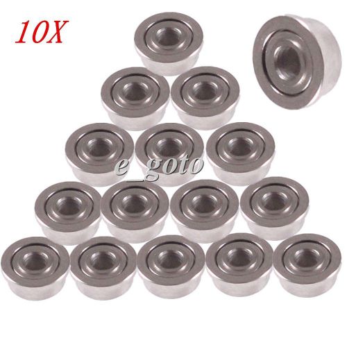 10 pcs MF52ZZ Miniature Ball Bearing Flanged Bearing F682ZZ  2*5*2.3mm