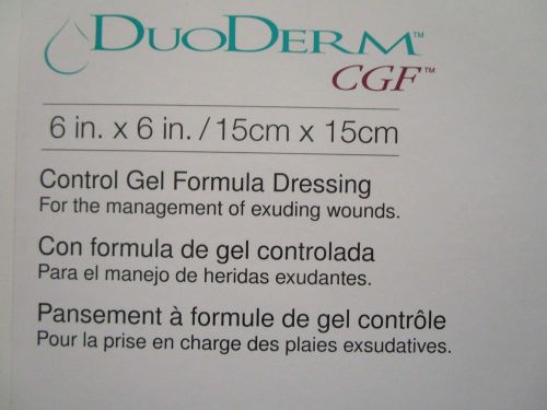 10 Duoderm 187659  Cgf Sterile Dressing, Square 6&#034;X6&#034;  New Exp: 05/2018