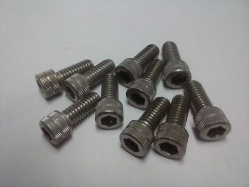 (10)-SS 5/16&#034;-18 X 3/4&#034; Allen head machine bolt STAINLESS STEEL 1in.