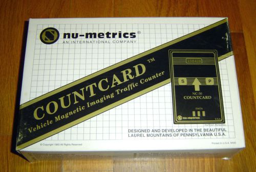 Nu-Metrics NC-30X CountCard Vehicle Magnetic Imaging Traffic Counter Road Street