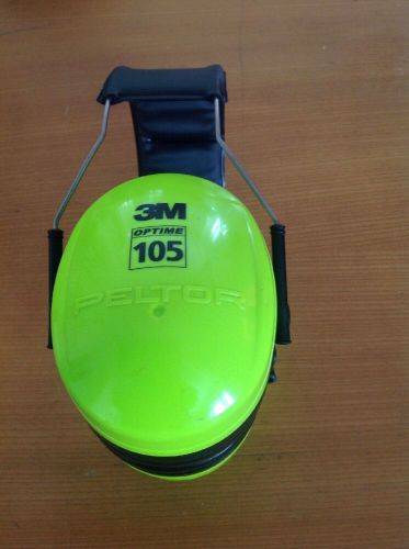 PELTOR, OPTIME 105, 3M, HI-VISIBILITY NOISE PROTECTIVE EARMUFFS.