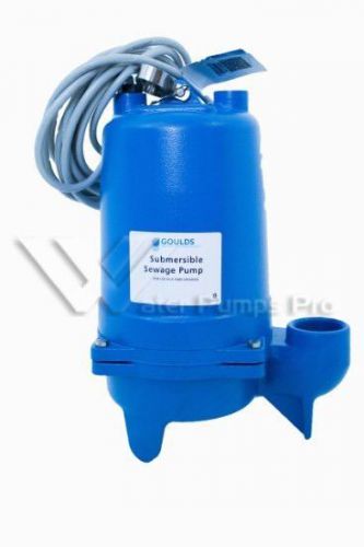 WS0512B Goulds 1/2 HP 230 Volts Submersible Sewage Pump