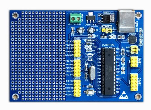 Avr development board readyavr-28 for atmega168 mega168 come with usb bootloader for sale