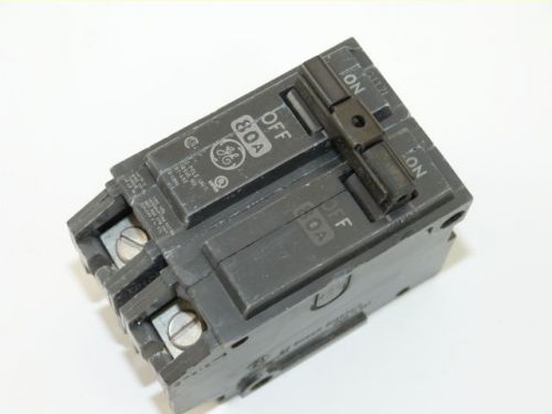 General Electric THQL2180 2p 80a 120/240v Circuit Breaker NEW 1-Year WARRANTY