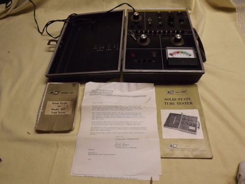 B&amp;K BK Dyna Jet  Model 607 Solid State Tube Tester Dynascan Chicago Ill