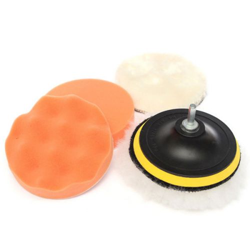 6pcs 25mm Polishing Buffing Pad Kit  Polishing with Drill Adapter M10 for Dremel