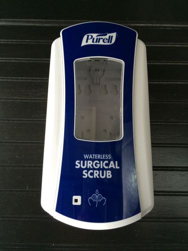 Purell waterless surgical scrub dispenser, 1200ml capacity, blue/white for sale