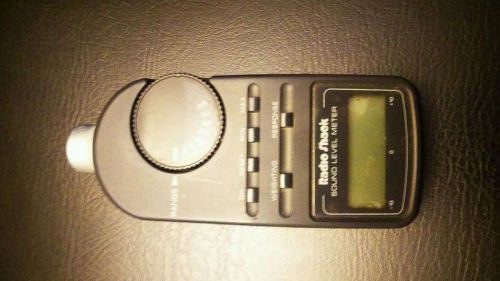 Radio shack db sound level meter