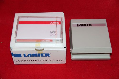 LANIER DICTATION MACHINE CASSETTE TAPE ERASER ~ EACE 927-3300 w/ C-60 TAPE