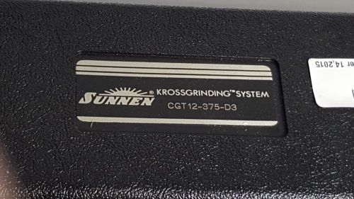 Sunnen CGT12-375-D3 Krossgrinding System Brand New