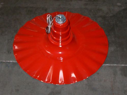 Radial Wave 20&#034; Industrial Lighting Fixture RED 120V