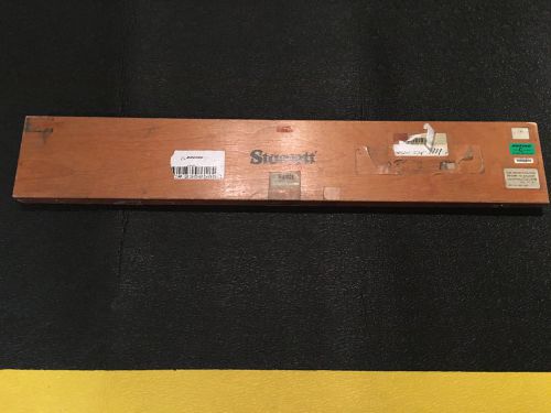 STARRETT VERNIER CALIPER No. 123 24&#034; 26&#034; WOOD BOX BOEING SURPLUS FOR PARTS