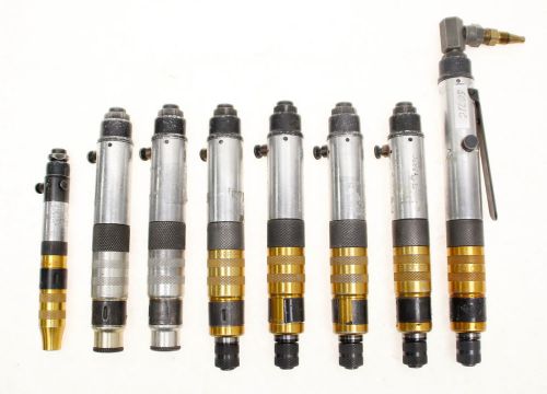 Lot of 8 cleco dresser pneumatic air screwdriver rsa78q 2rsa-10s rsa7 rsal7bq for sale