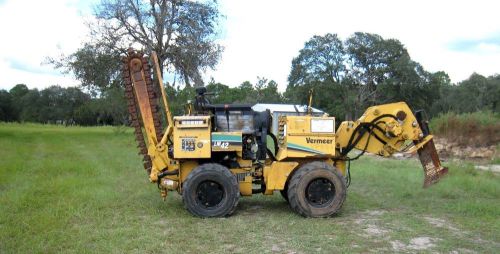 2007 vermeer lm42 walk behind 4x4 trencher, plow, bore, deutz diesel engine! for sale